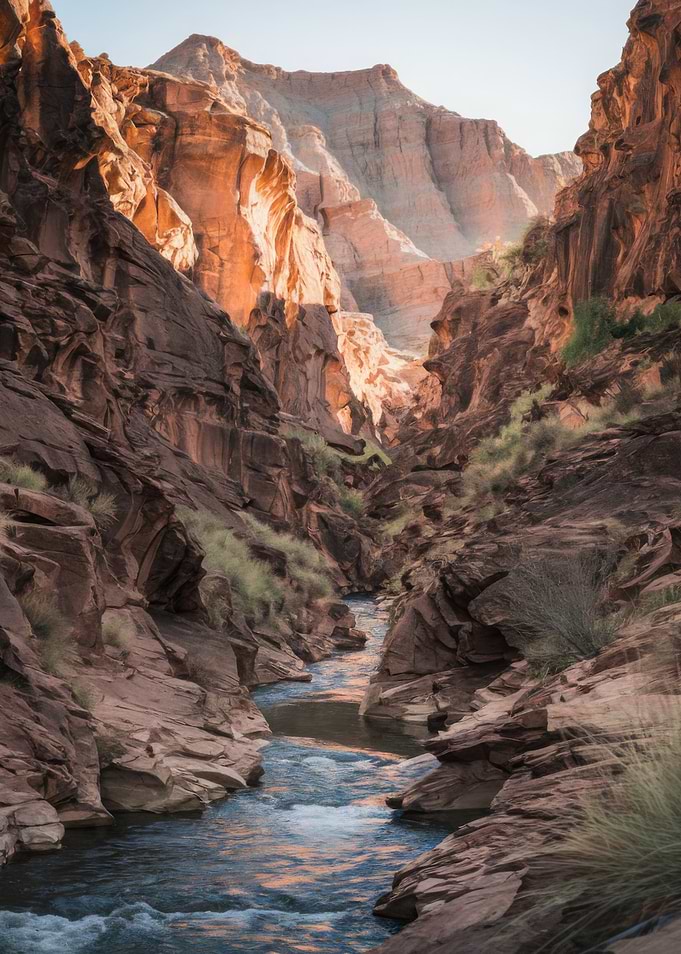 Canyon River Landscape