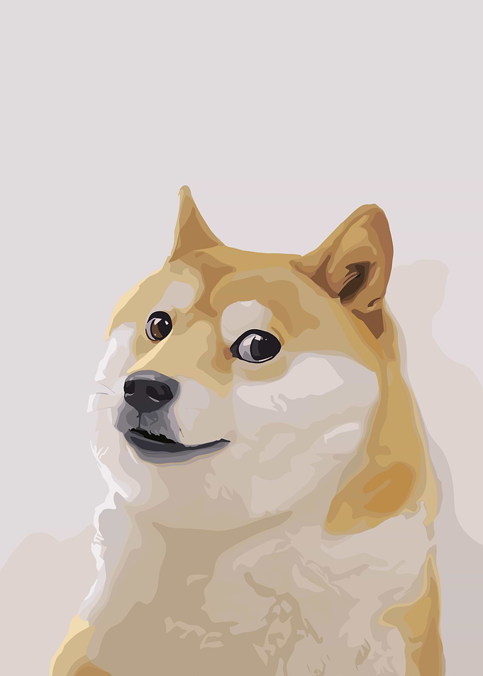 Doge Meme Portrait