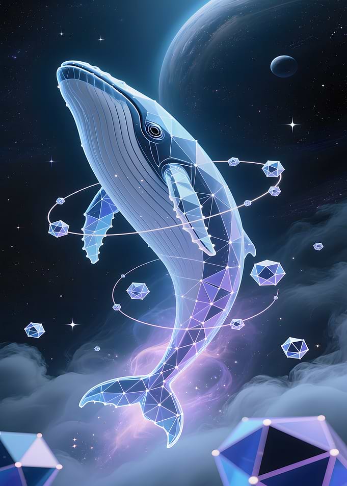 Geometric Whale in Space