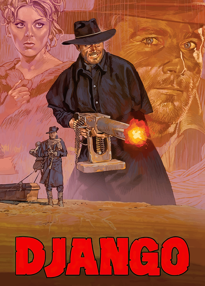 Django Movie Poster Art