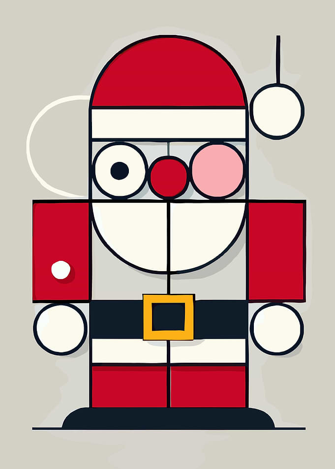 Geometric Santa Claus