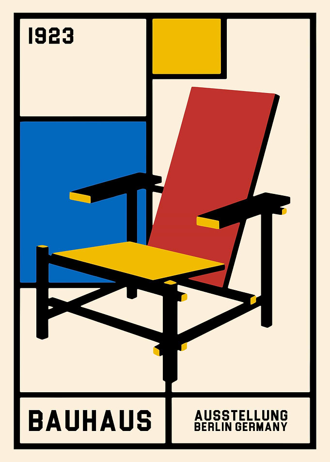 Bauhaus Chair Exhibition Poster 1923