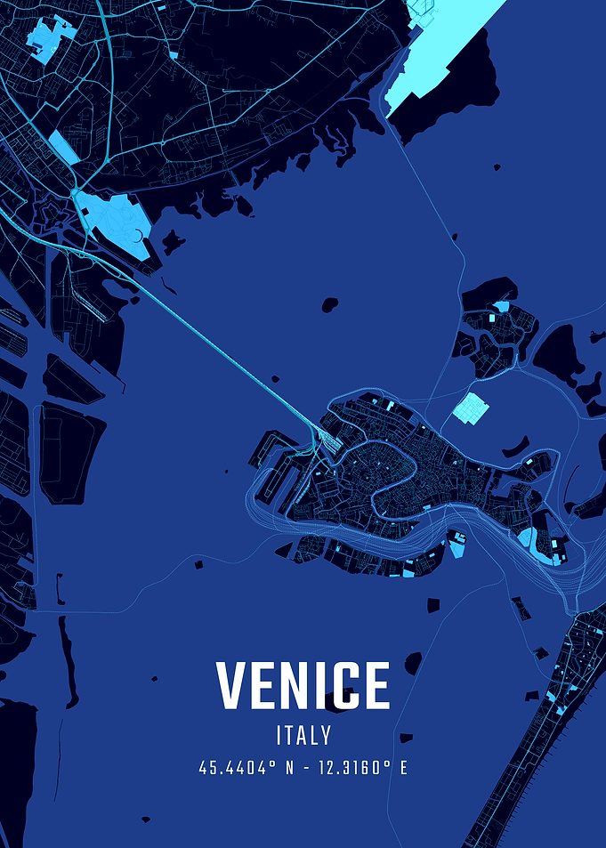Venice Midnight City Map