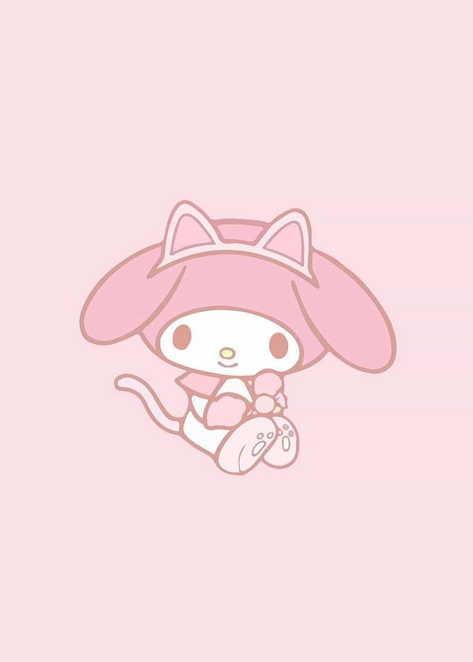 My Melody Pink Cartoon Character