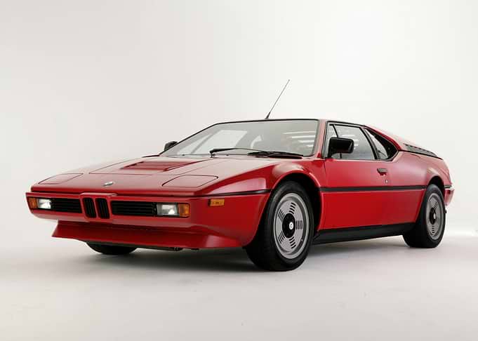 Red BMW M1 Classic Car