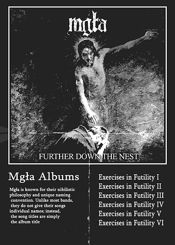 Mgła Album Advertisement Poster