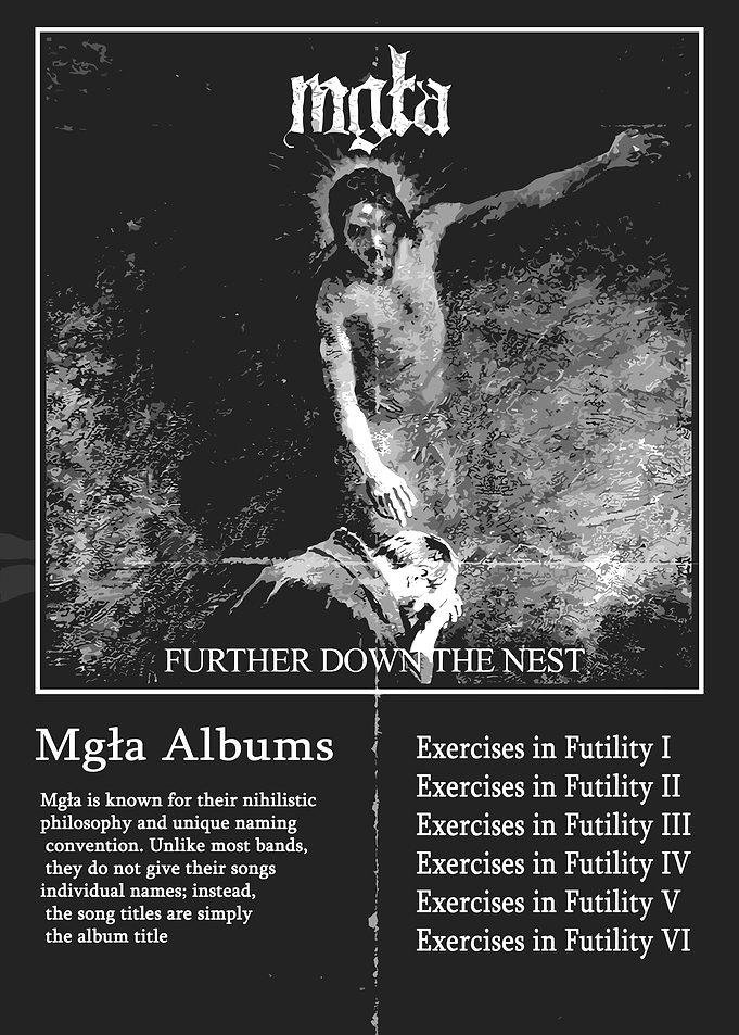 Mgła Album Advertisement Poster
