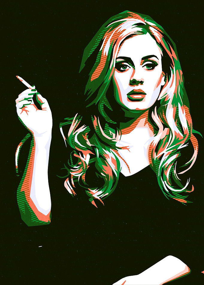 Adele Portrait