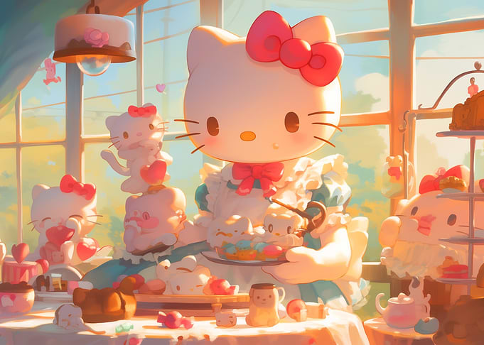 Hello Kitty Tea Party