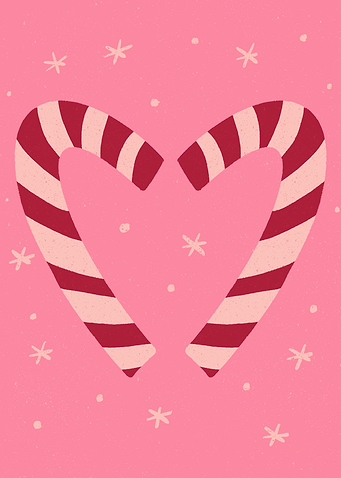 Candy Cane Heart