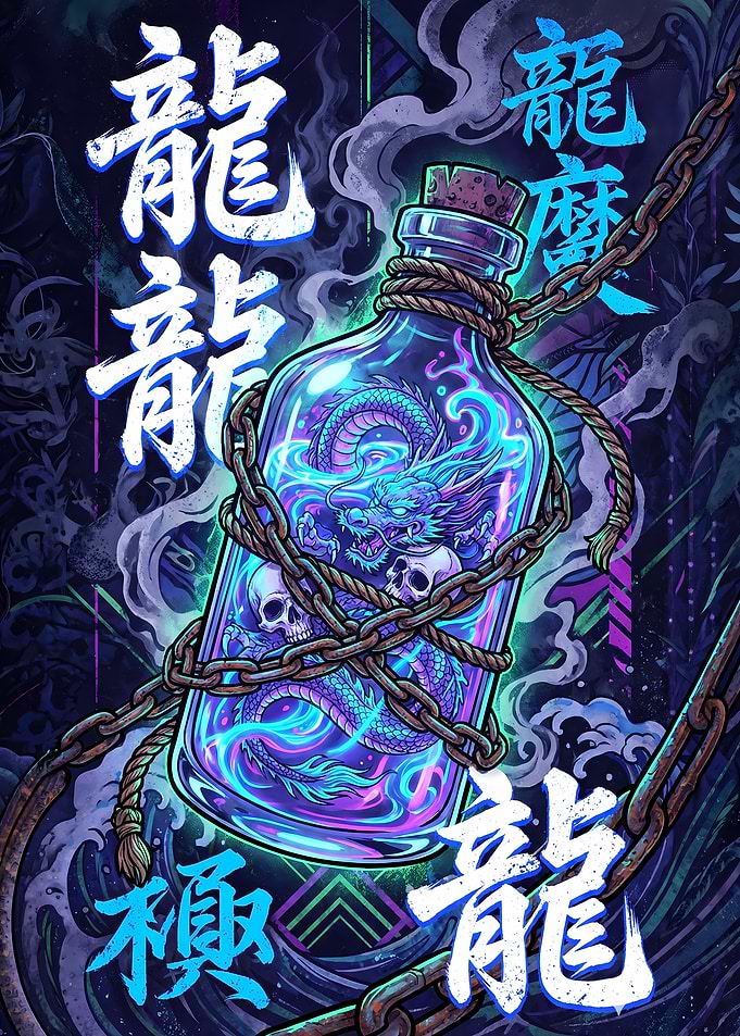 Azure Dragon Vial