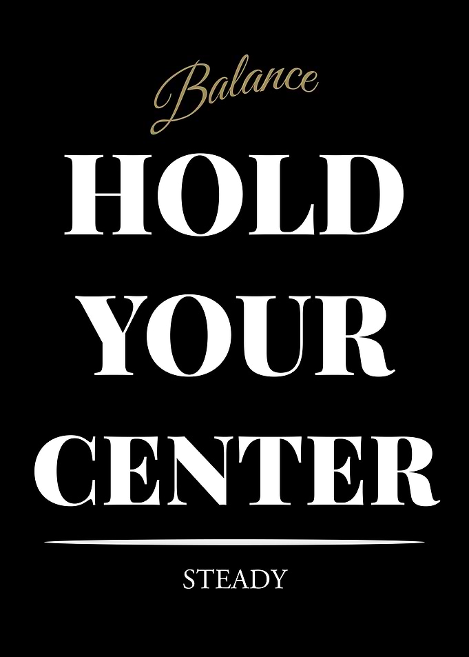 Balance: Hold Your Center – Dark Edition
