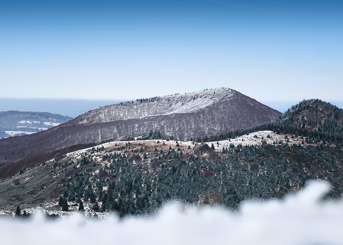 Snowy Mountain Landscape