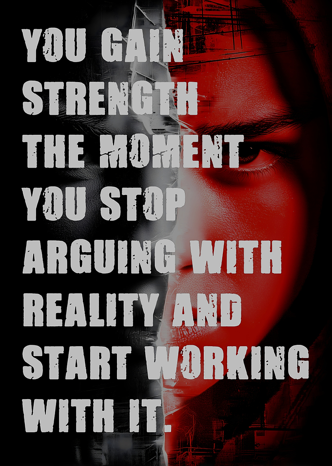 Stoic Strength | Stop Arguing With Reality Quote