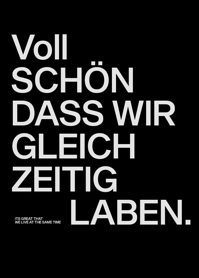Voll Schön Dass Wir Gleichzeitig Laben