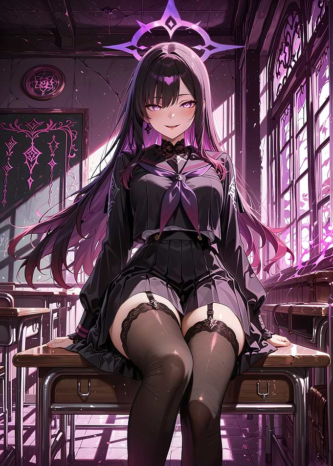 Anime Girl in School Uniform