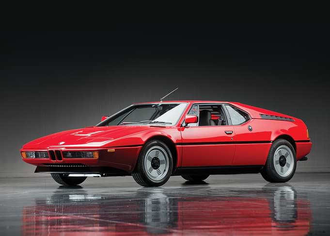 Red BMW M1 Classic Car