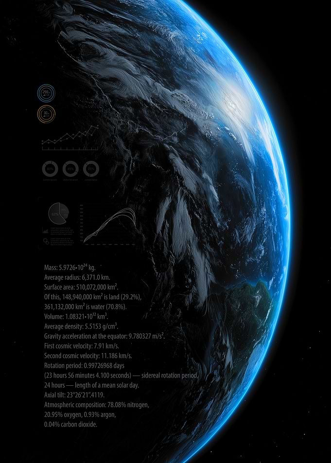 Earth with Data Visualization