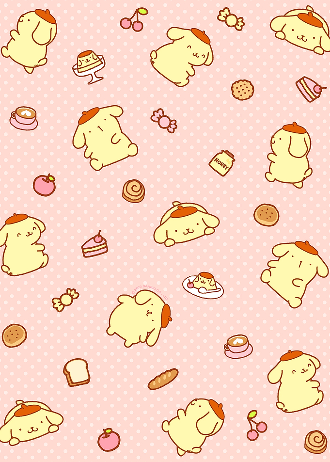Pompompurin Pattern with Sweets