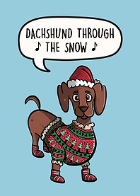 Dachshund Through The Snow