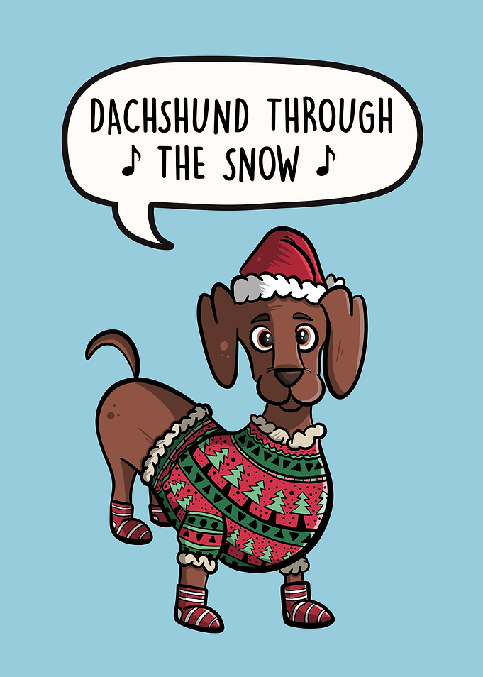 Dachshund Through The Snow
