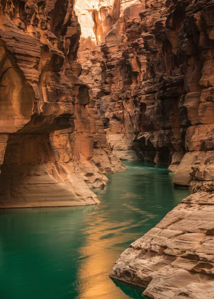 Canyon River Landscape