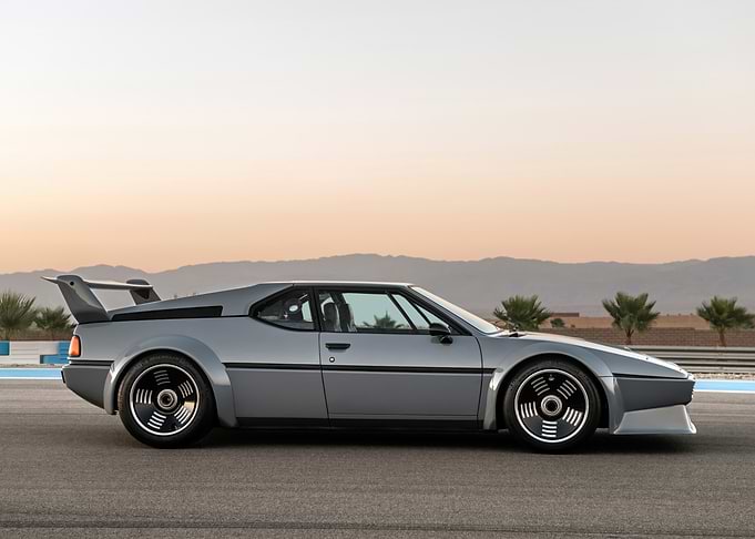 Gray BMW M1 Procar on Track
