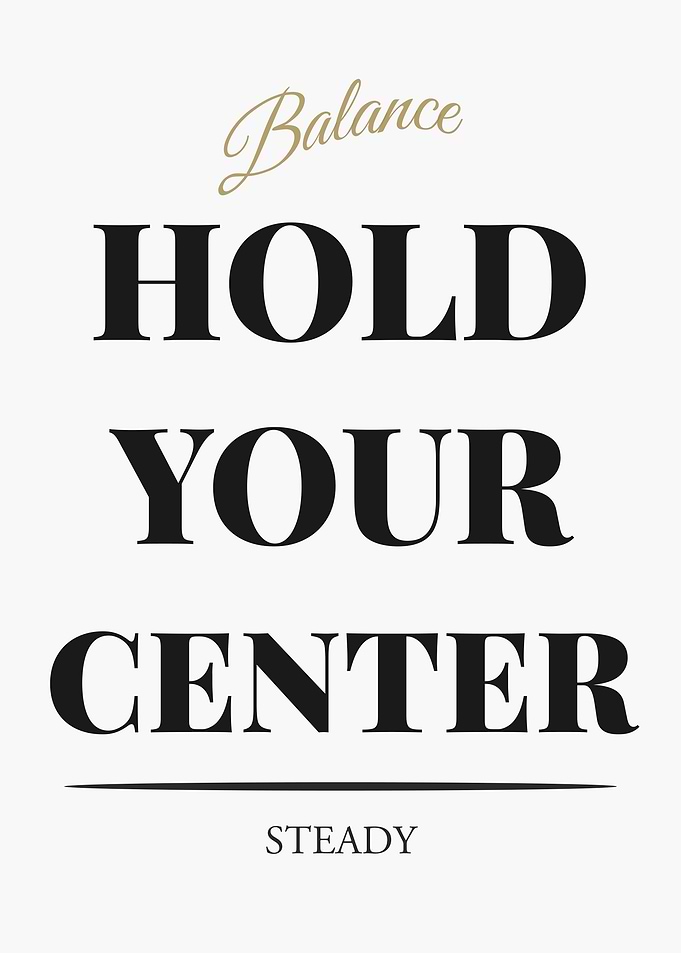 Balance: Hold Your Center – Light Edition
