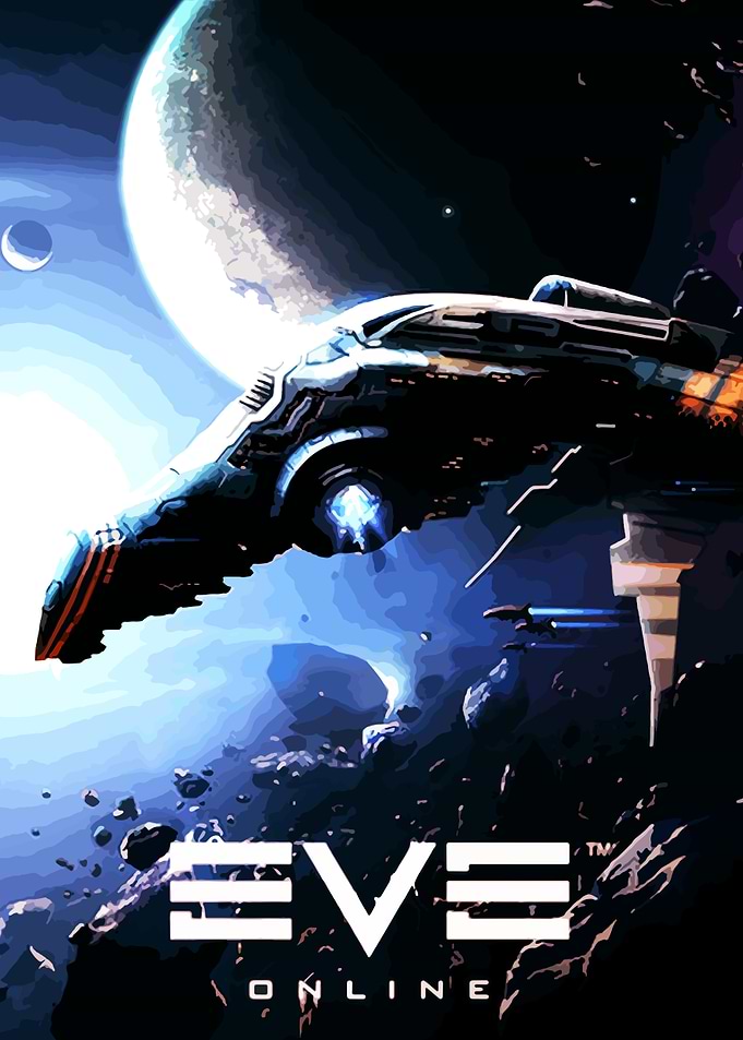 EVE Online Spaceship in Space