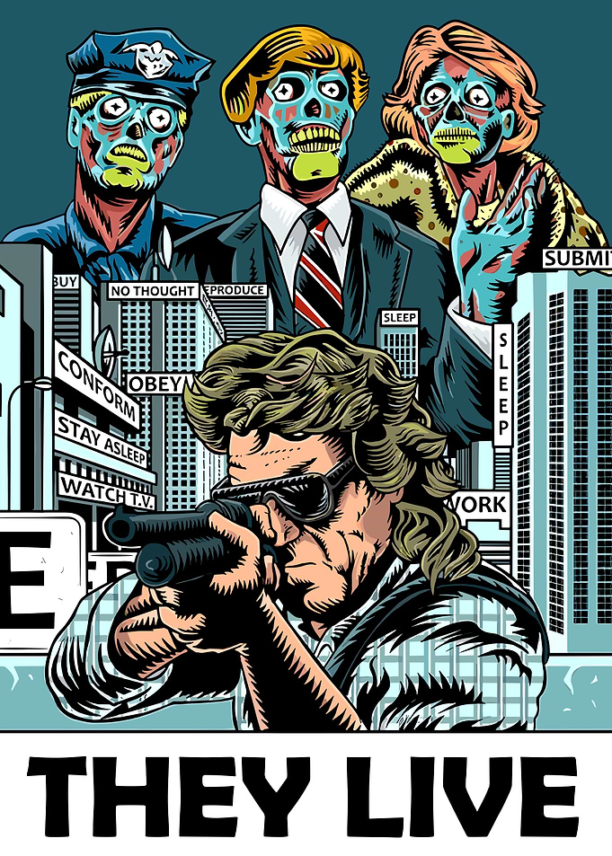 They Live Movie Poster Art