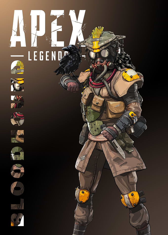 Apex Legends Bloodhound Character Art