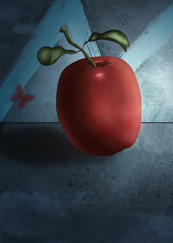 Red Apple Still Life