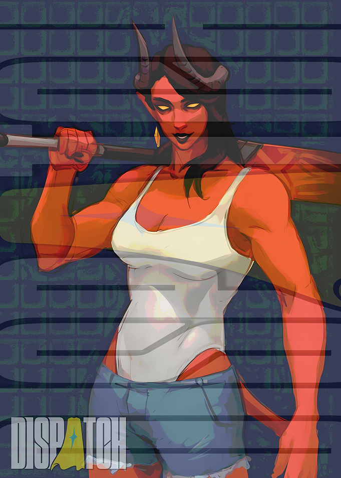 Devil Woman with Bat
