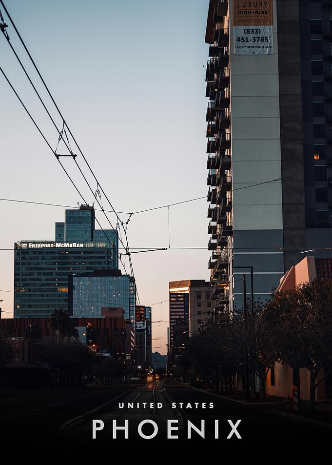 Phoenix Cityscape at Dusk