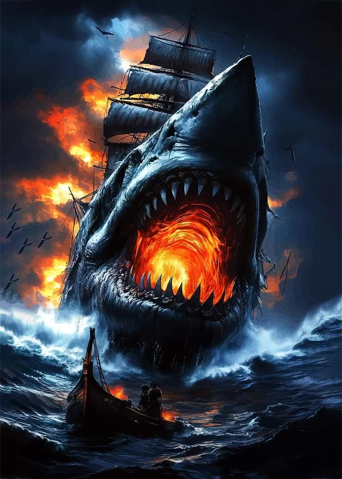 Shark Ship Monster
