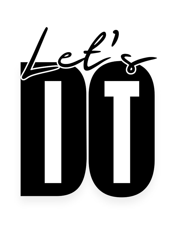 Let's Do It - Motivational Text