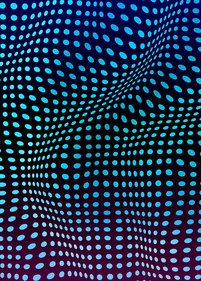 Abstract Blue Dot Pattern