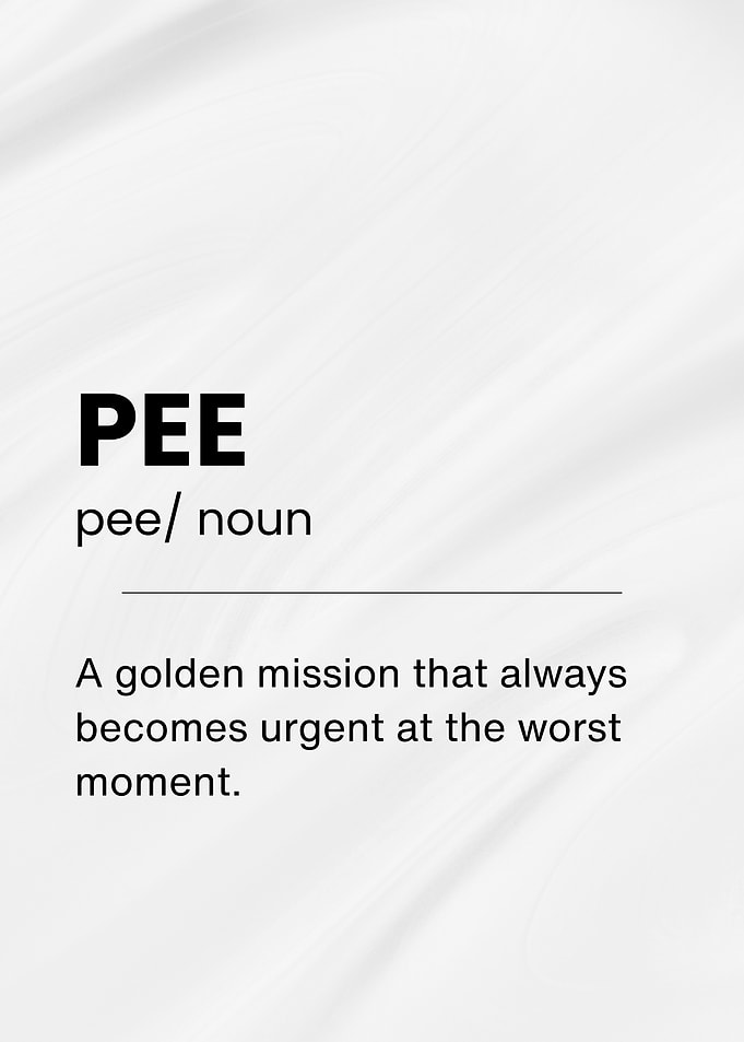 Pee Funny Definition