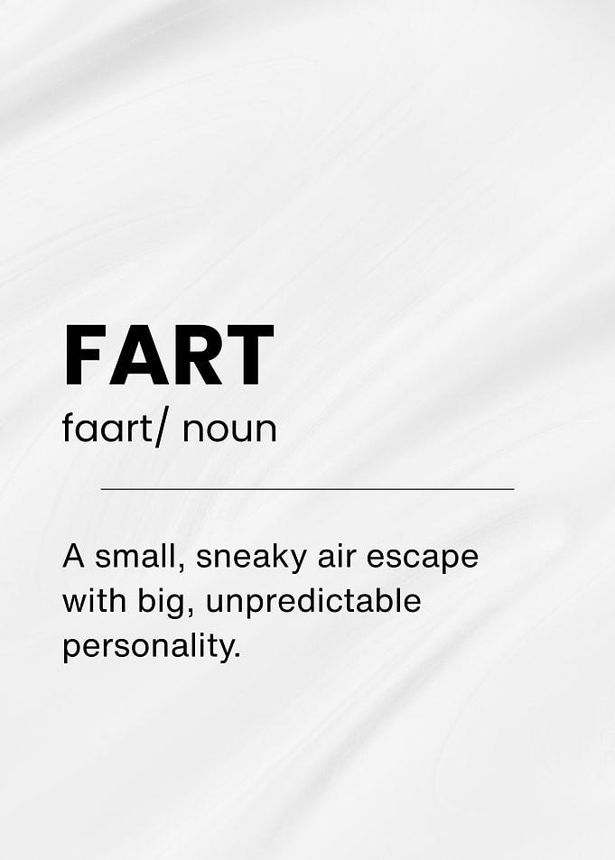 Fart Funny Definition Typography