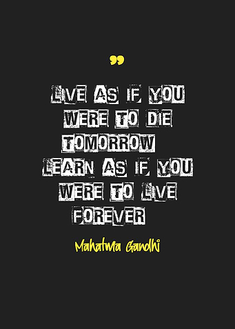 Mahatma Gandhi Quote Poster