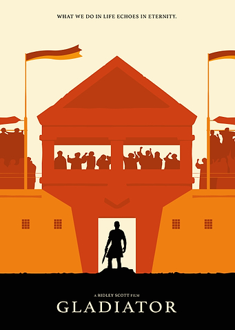 Gladiator Movie Minimalist Poster