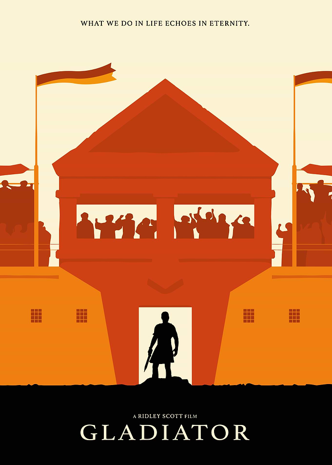 Gladiator Movie Minimalist Poster