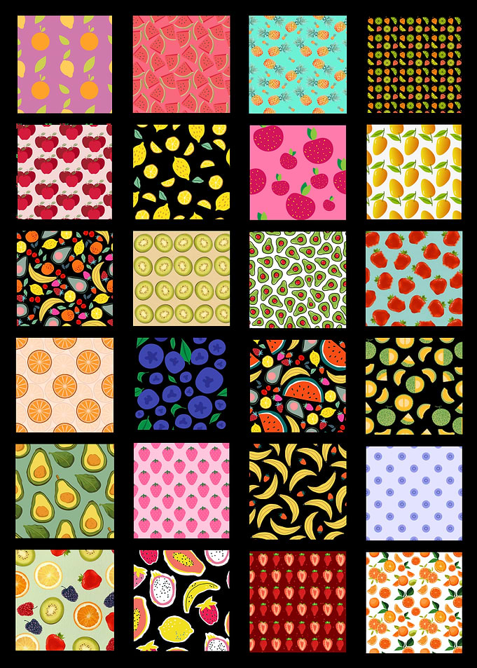Fruits Tile Art
