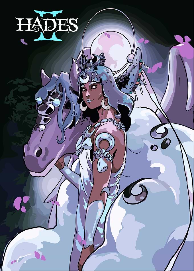 Hades II Character with Horse
