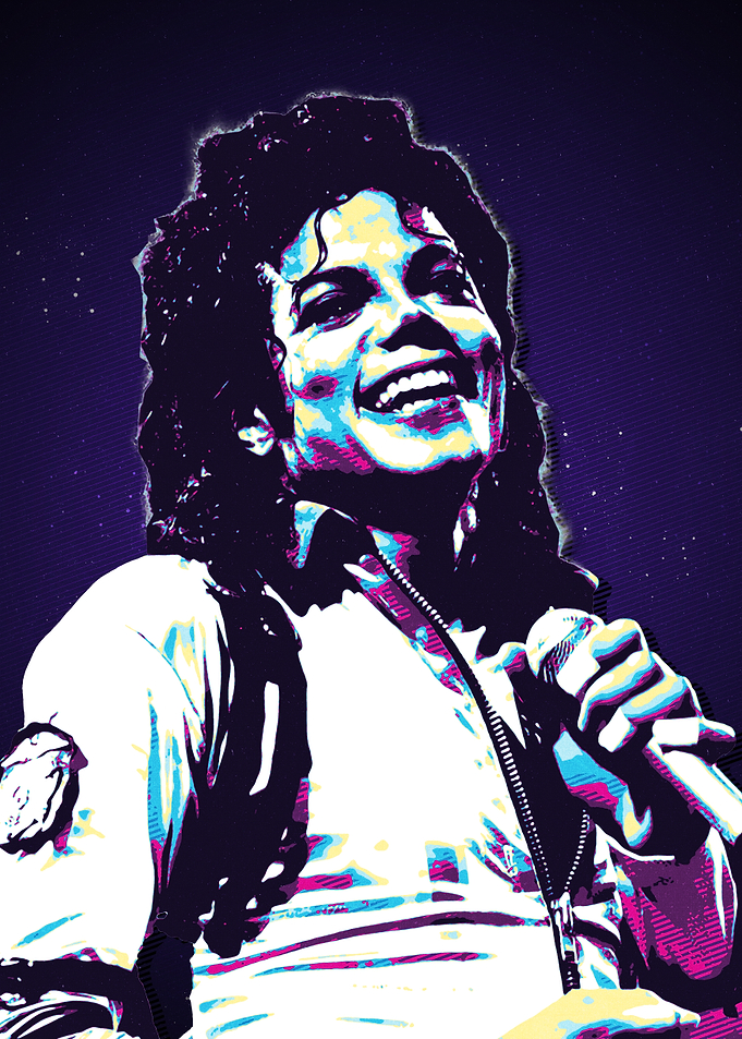 Michael Jackson Pop Art Portrait
