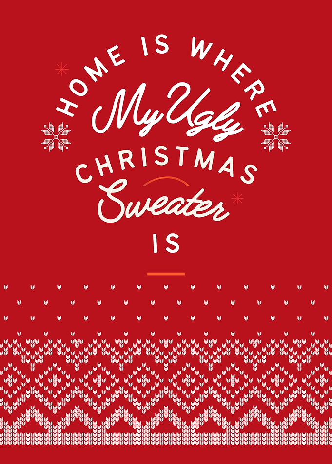 Ugly Christmas Sweater Home