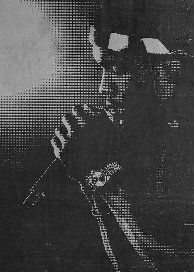 Frank Ocean Portrait Halftone