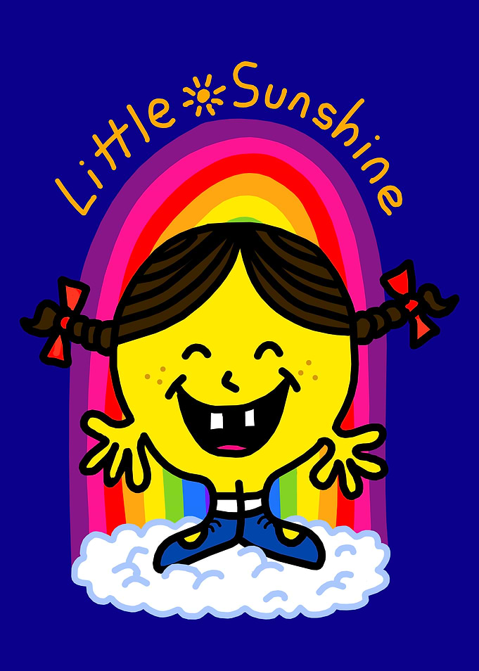 Little Sunshine Cartoon Character Illustration