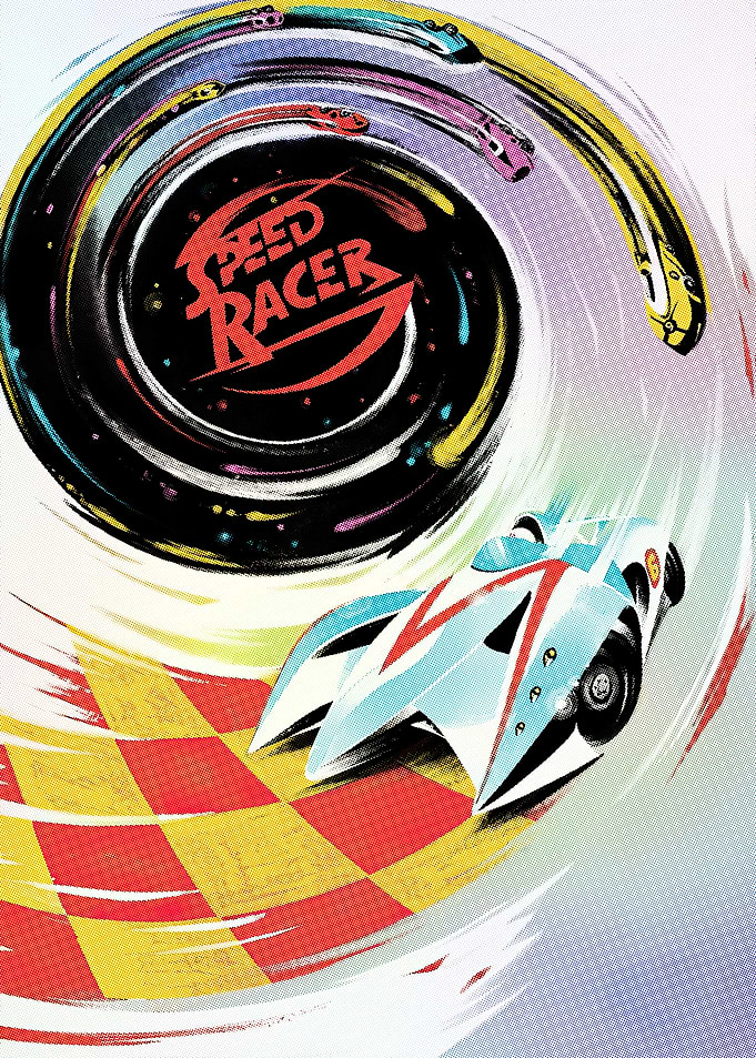 Speed Racer Retro Art