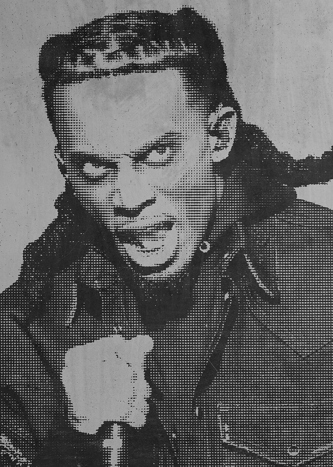 playboi carti poster halftone
